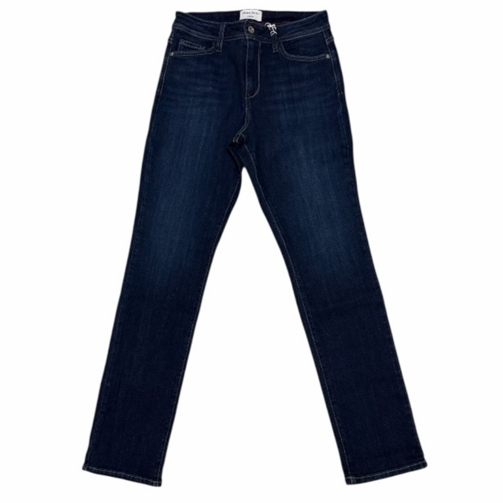 Fran Denim Madison Jeans Size 30 Dark Wash Straight Leg Stretch NWT